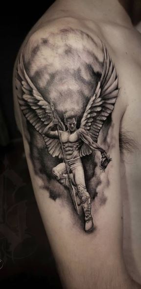 lucifer the fallen angel tattoo