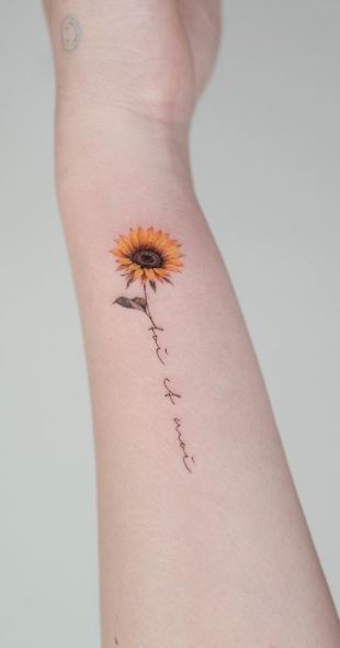 60 Best Sunflower Tattoos to Inspire You in 2023