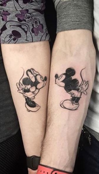 Tattoo uploaded by Tattoodo • Disney couple tattoo by miss poppy tattoo  #misspoppytattoo #disneycoupletattoo #disneymatchingtattoo #matchingtattoo  #coupletattoo #lionking #handtattoo #disneytattoo #disney #waltdisney •  Tattoodo