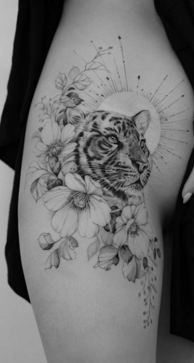 Tiger sternum tattoo This girl deserve  Gabriella Tattoo  Facebook