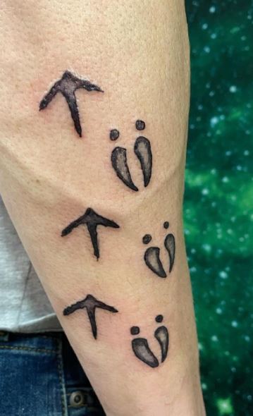 Deer  turkey track armband  Tattoos for women small Tattoos for women  Arm tattoo