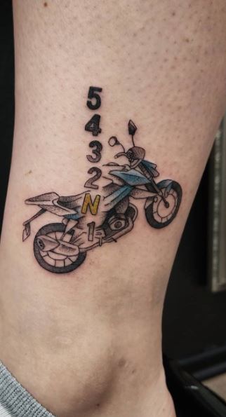Motocross tattoos for lovers of this sport ideas and meanings  Tattooing
