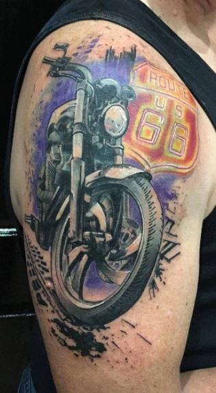 motorcycle' in Black & Gray Tattoos • Search in +1.3M Tattoos Now • Tattoodo