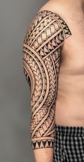 Set of polynesian tattoo stock vector. Illustration of drawing - 111268283