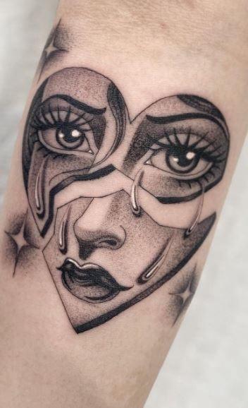 Split Face Video  Tattoo Dövme Yaratıcı fotoğrafçılık