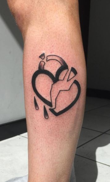 What Does Broken Heart Tattoo Mean  Represent Symbolism