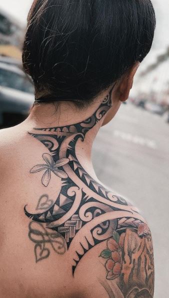 Freehand Fern Shoulder  Neck Tattoo  Best Tattoo Ideas For Men  Women