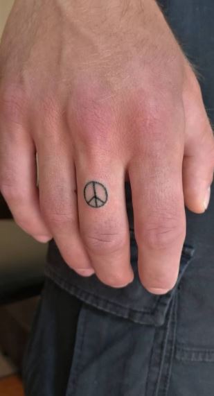 Finger Peace Sign Male Tattoo Ideas  Peace sign tattoos Peace tattoos  Tattoos for guys