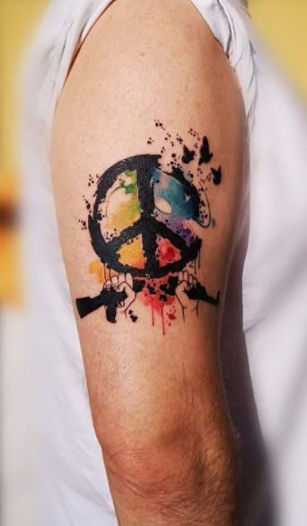 55 Peace Tattoos  Ideas Designs  Pictures  Tattoo Me Now