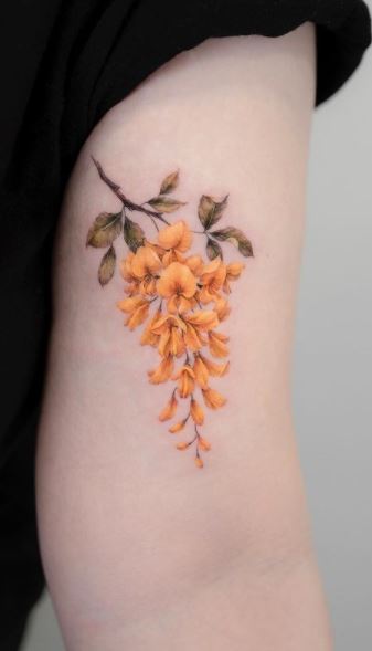 Tattoo tagged with calendula flower arm  inkedappcom