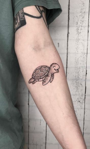 Sea Turtle Tattoo Sea Spirits Family Design — LuckyFish, Inc. and Tattoo  Santa Barbara
