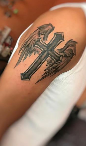 70 Great Cross Tattoos For Arm  Tattoo Designs  TattoosBagcom