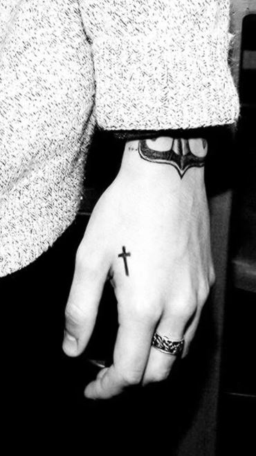 Tattoo black and grey Cross Chain arm | Marios Sotiriou | Flickr
