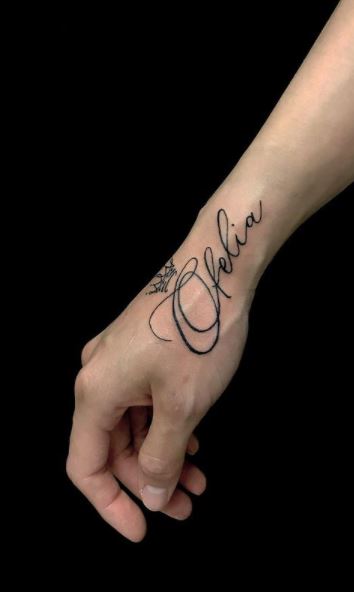 Name Tattoos Cool Examples Font Recommendations Designs