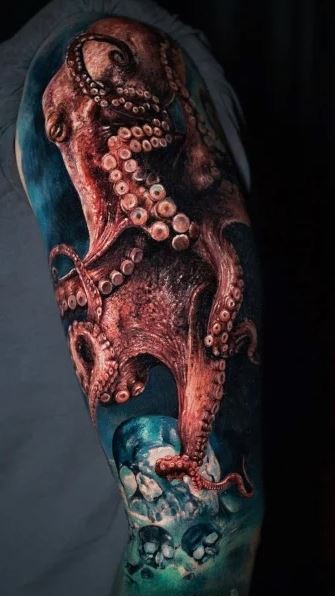 djtambe:color-illustrative-octopus-realism