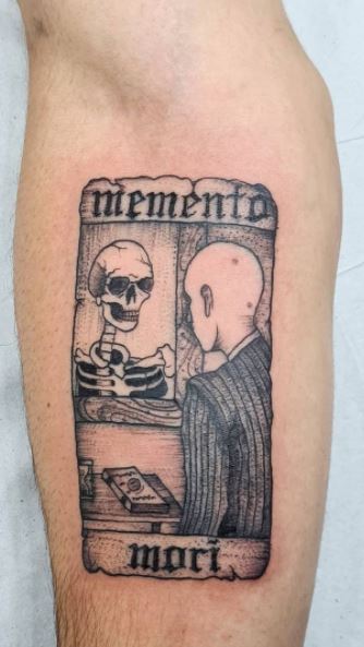 Memento Mori tattoo by Ryan O Hicks on Dribbble