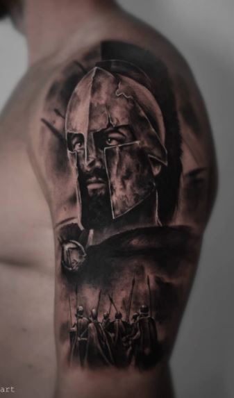 65 Masculine Spartan Tattoos For Men, Spartan Tattoo Ideas and Meaning -  Tattoo Me Now