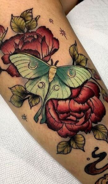 Meaningful Transformative Moth Tattoos