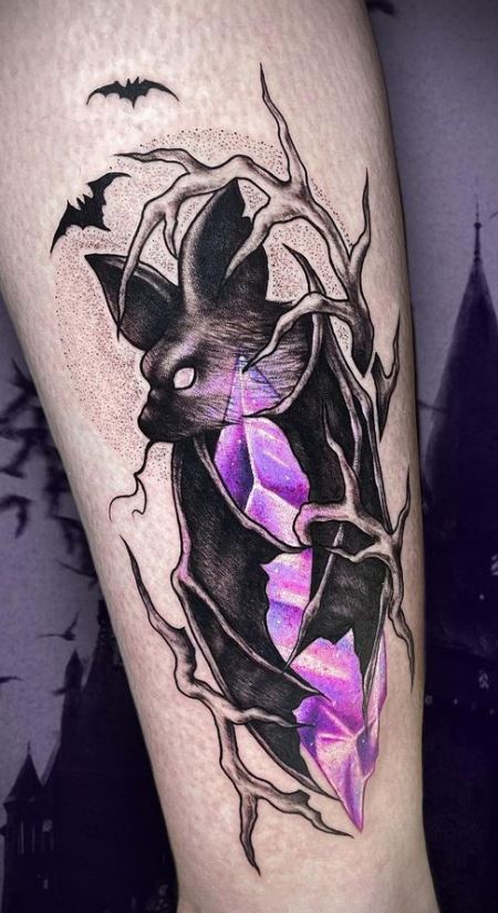 American Traditional Bat Tattoo by mrlongtattooer  Tattoogridnet