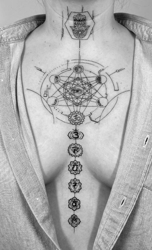 Double Triangle Tattoo Meaning  Symbolism Faith