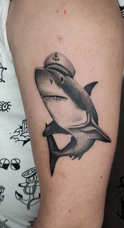 30 Small shark tattoos ideas  shark tattoos tattoos small shark tattoo