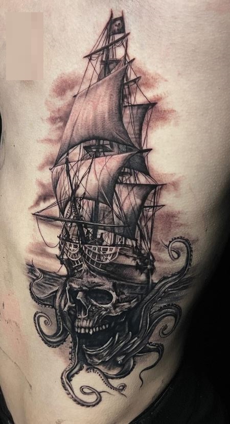 Ship Tattoo Images  Browse 25858 Stock Photos Vectors and Video  Adobe  Stock