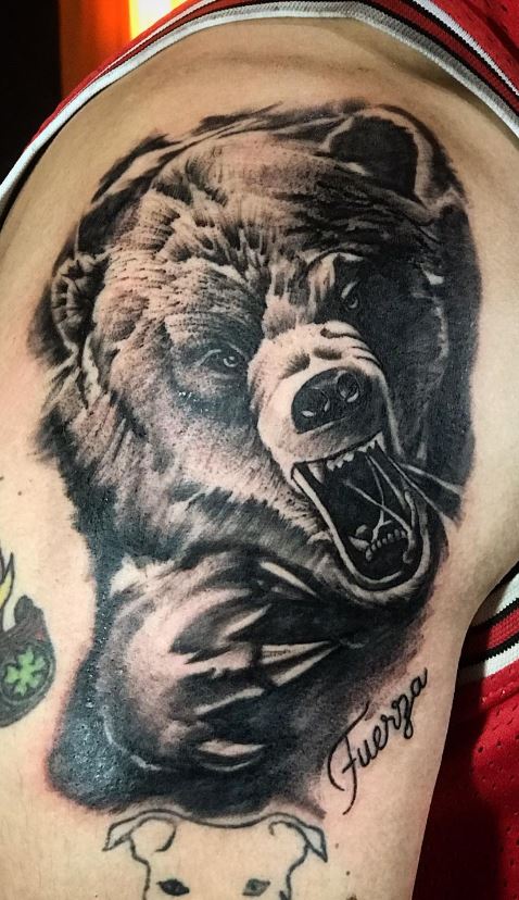 bear totem pole tattoo
