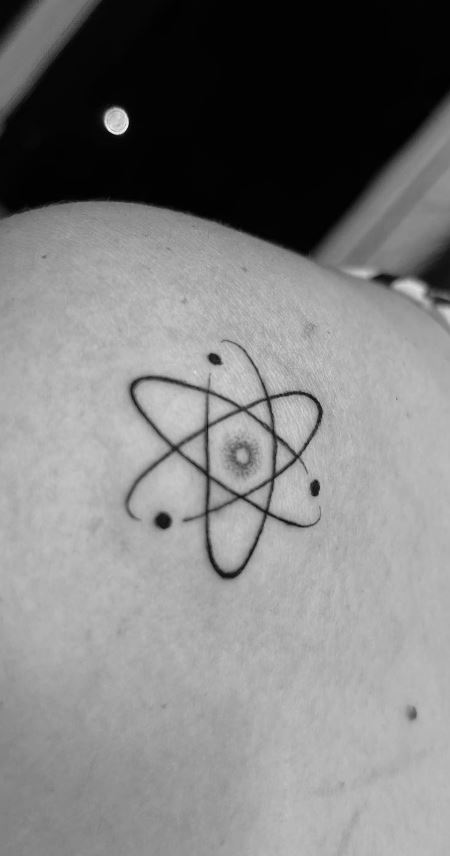 Atom Temporary Tattoo (Set of 3) – Small Tattoos
