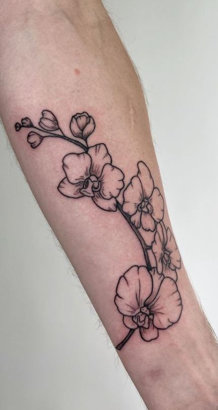 Orchid Tattoos Meanings  Inspiration
