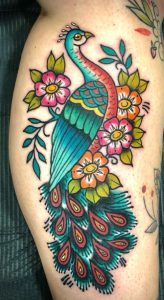 100 Peacock Tattoos That Capture Beauty & Symbolism - Tattoo Me Now