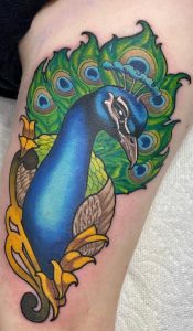 100 Peacock Tattoos That Capture Beauty & Symbolism - Tattoo Me Now