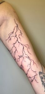 100 Electrifying Lightning Tattoo Designs - Tattoo Me Now